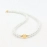 New Trendy Shell Heart Imitation Pearls Necklace Women Handmade 6mm Stone Beaded Necklace For Women Jewelry Gift