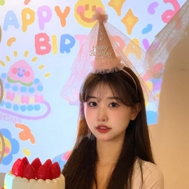 Kid Happy Birthday Hat Birthdays Party Celebration Headband Ins Simple Birthday Caps Hair Accessories for Party Decor